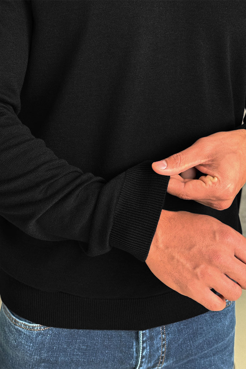 Loro Piana Мужской чёрный джемпер 