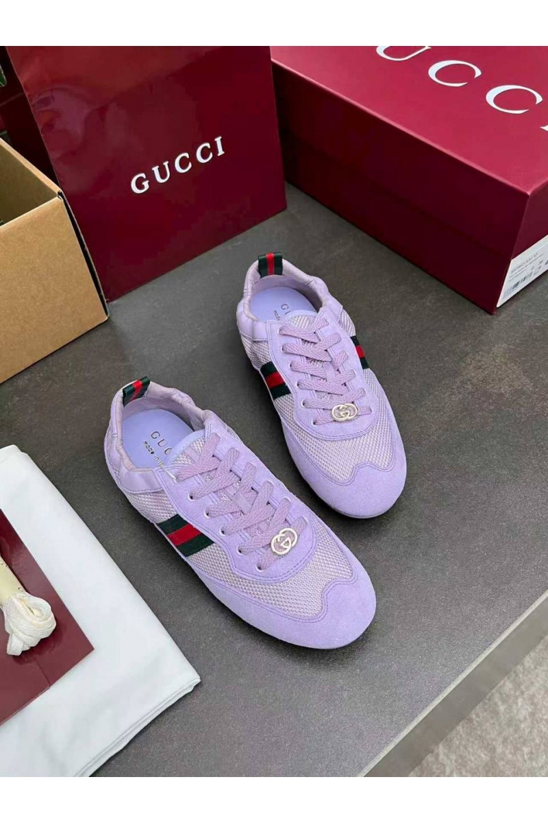 Gucci Женские кроссовки GG Shift premium