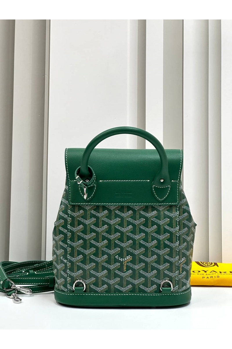 Designer Clothing Женский рюкзак Goyard Alpin Mini Premium 23x19x9.5 см - Green