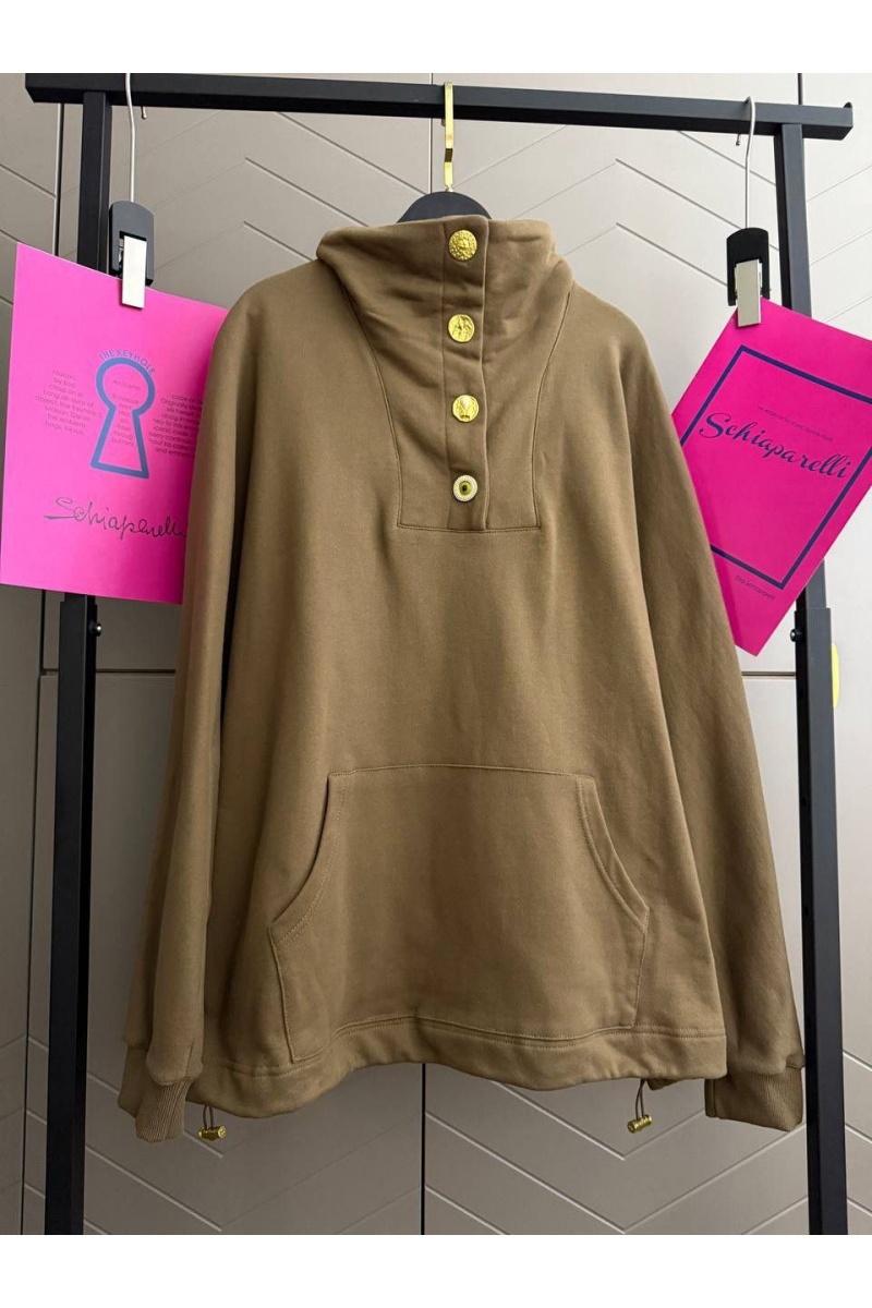 Schiaparelli Женская кофта с высоким горлом premium - Brown