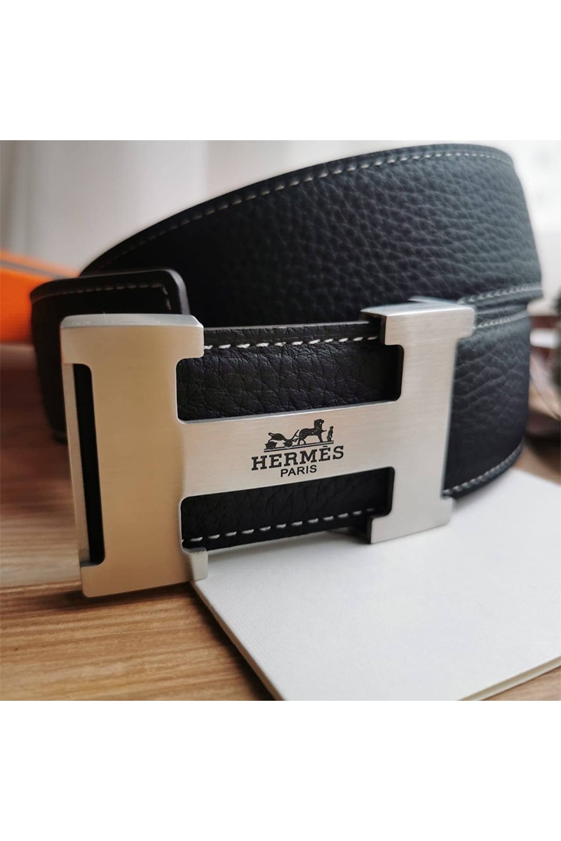 Hermes Кожаный ремень - Black