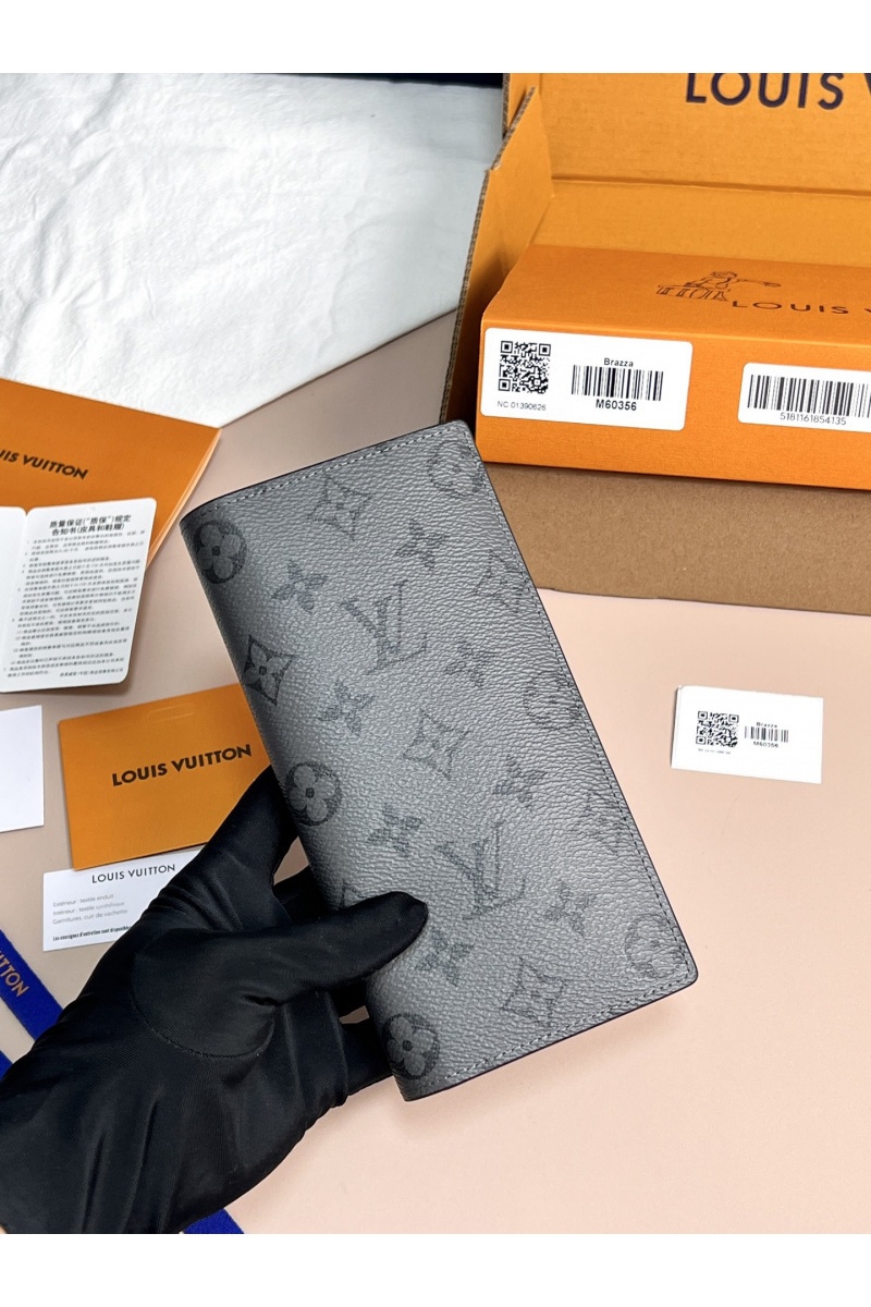 Lоuis Vuittоn Кожаный бумажник Brazza Premium 19x9.5x2.5 см