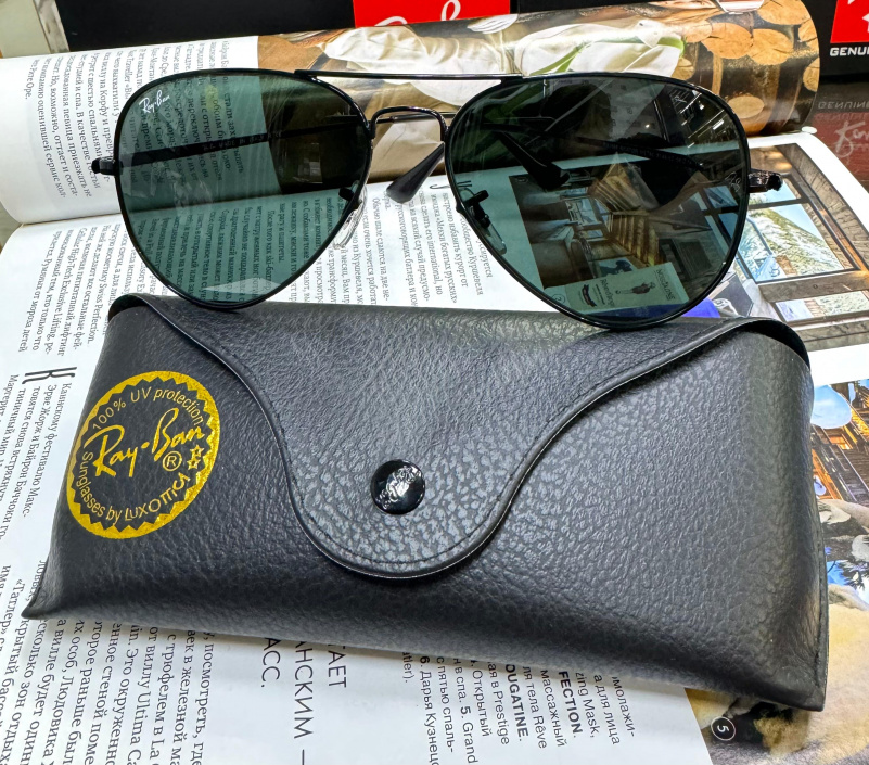 Ray Ban Солнцезащитные очки Aviator Large Metal
