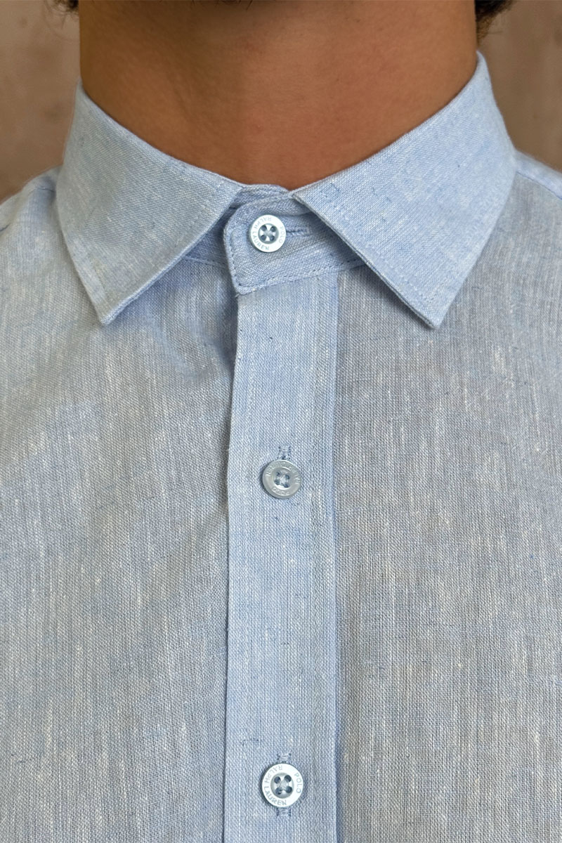 Polo Ralph Lauren Мужская рубашка голубого цвета