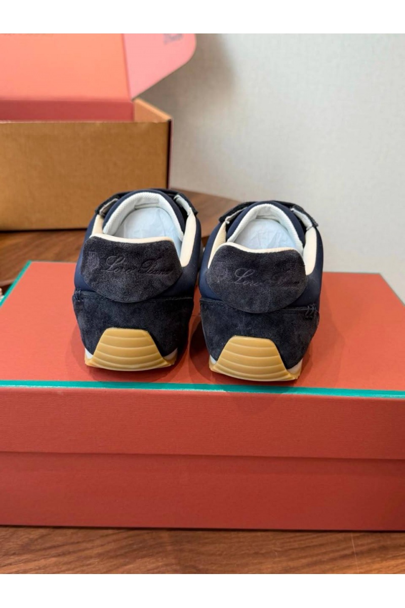 Loro Piana Женские замшевые кроссовки Fast Walk premium