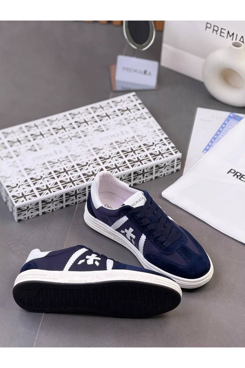 Premiata Комбинированные кроссовки Bonnie - Navy