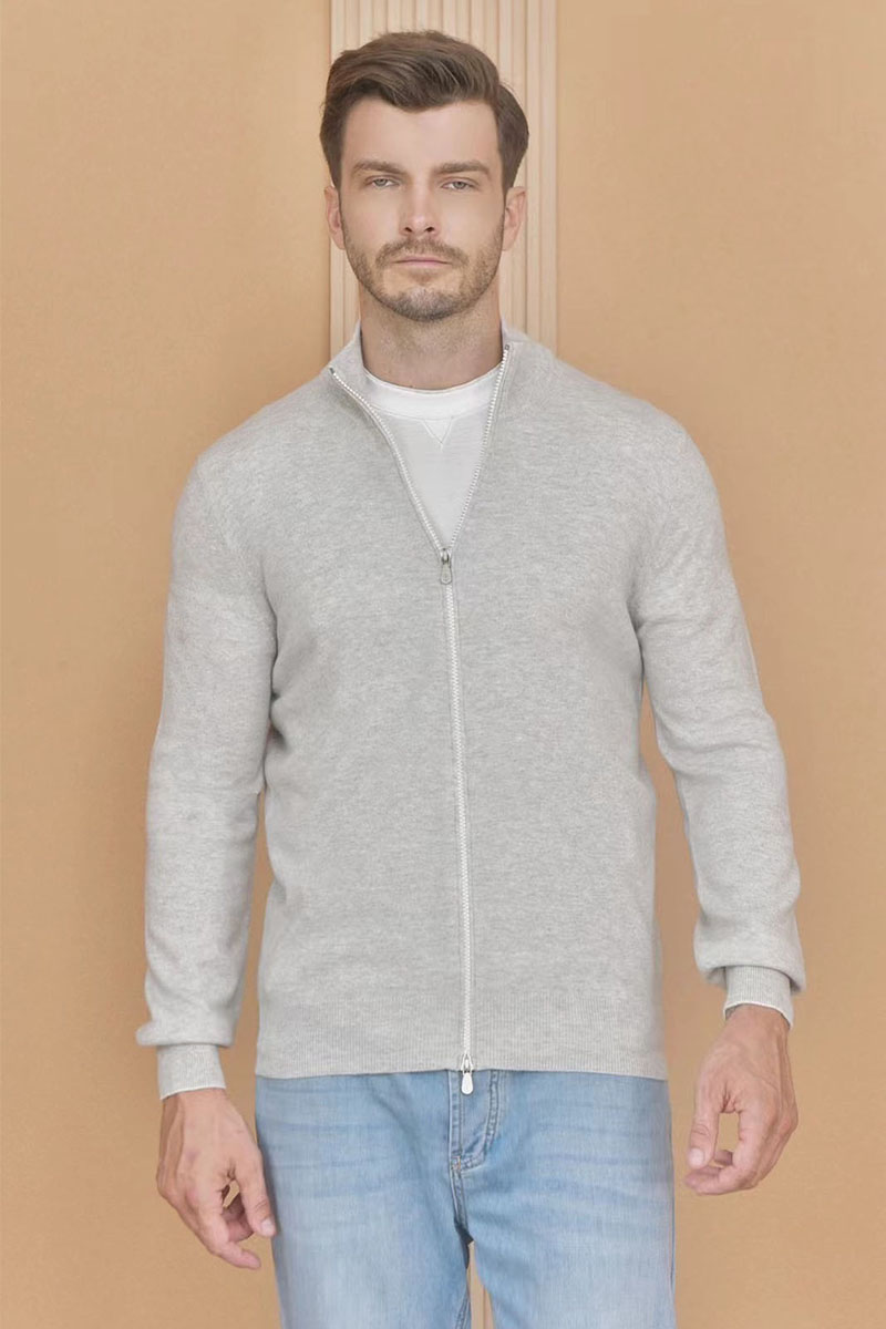 Designer Кашемировый свитер Premium - Light Grey