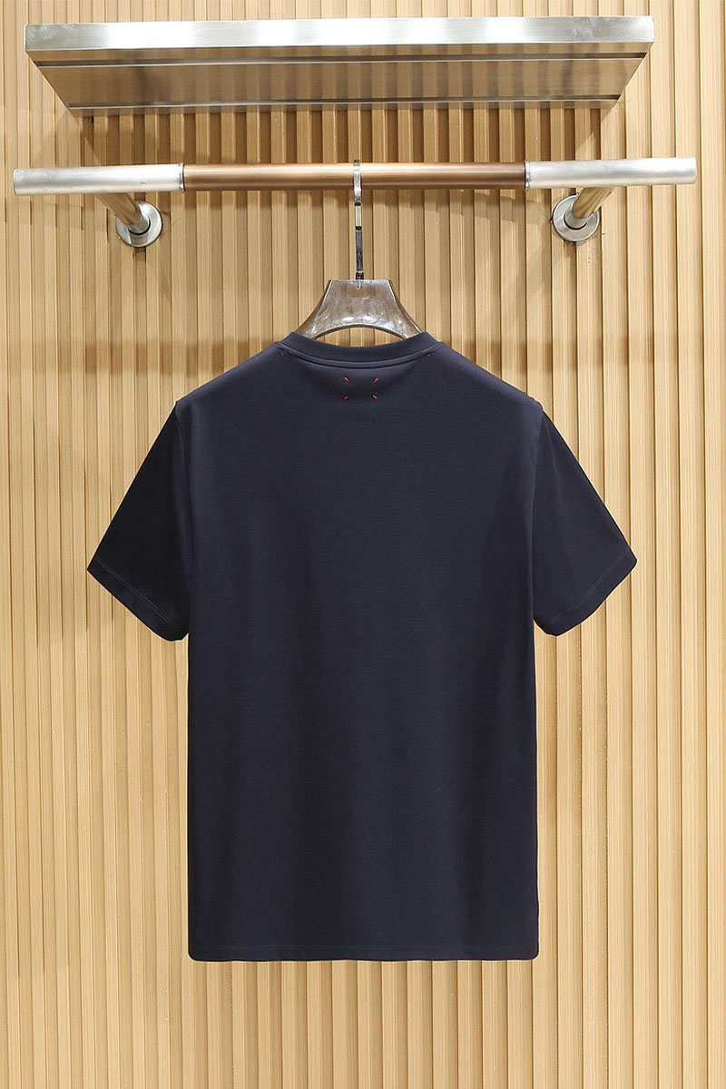 Kiton Мужская чёрная футболка premium 