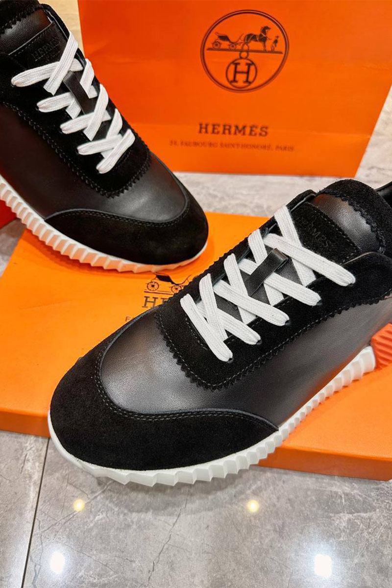 Hermes Мужские кроссовки Bouncing - Black