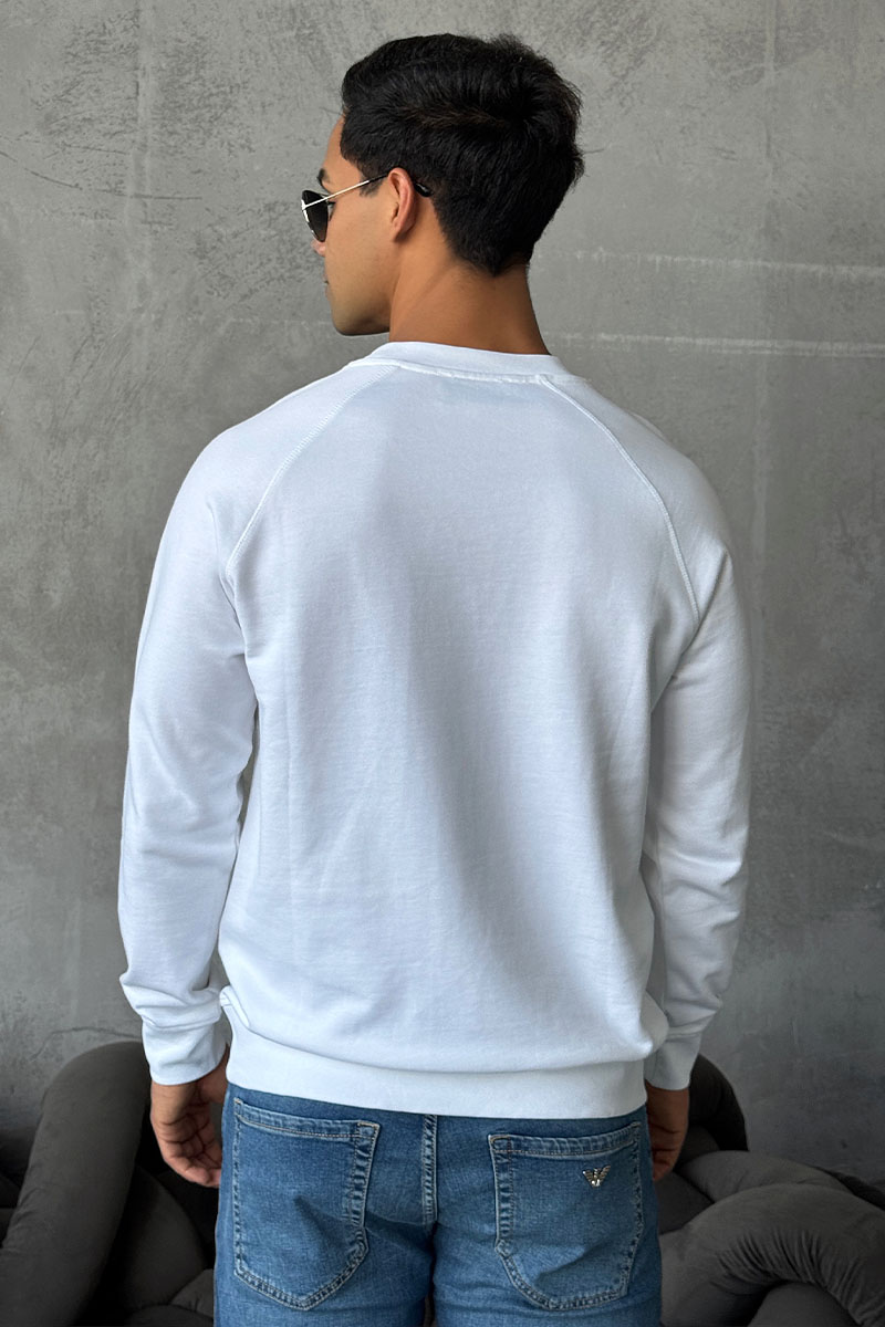 Casablanca Белый свитшот Orbite Autour De l'Orange