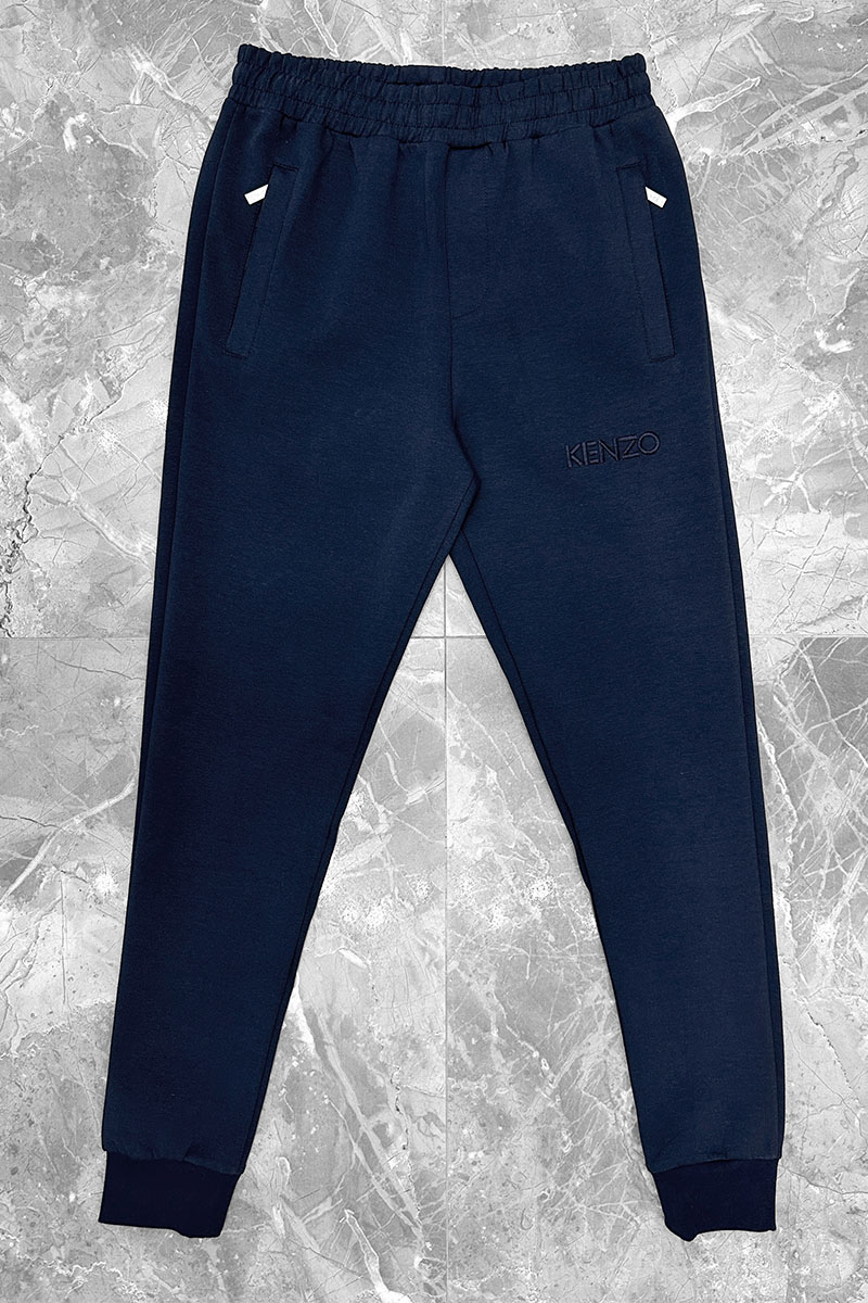 Kenzo Тёмно-синие спортивные штаны "Tiger"