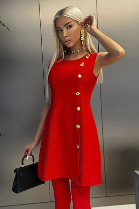 Женское платье premium - Red