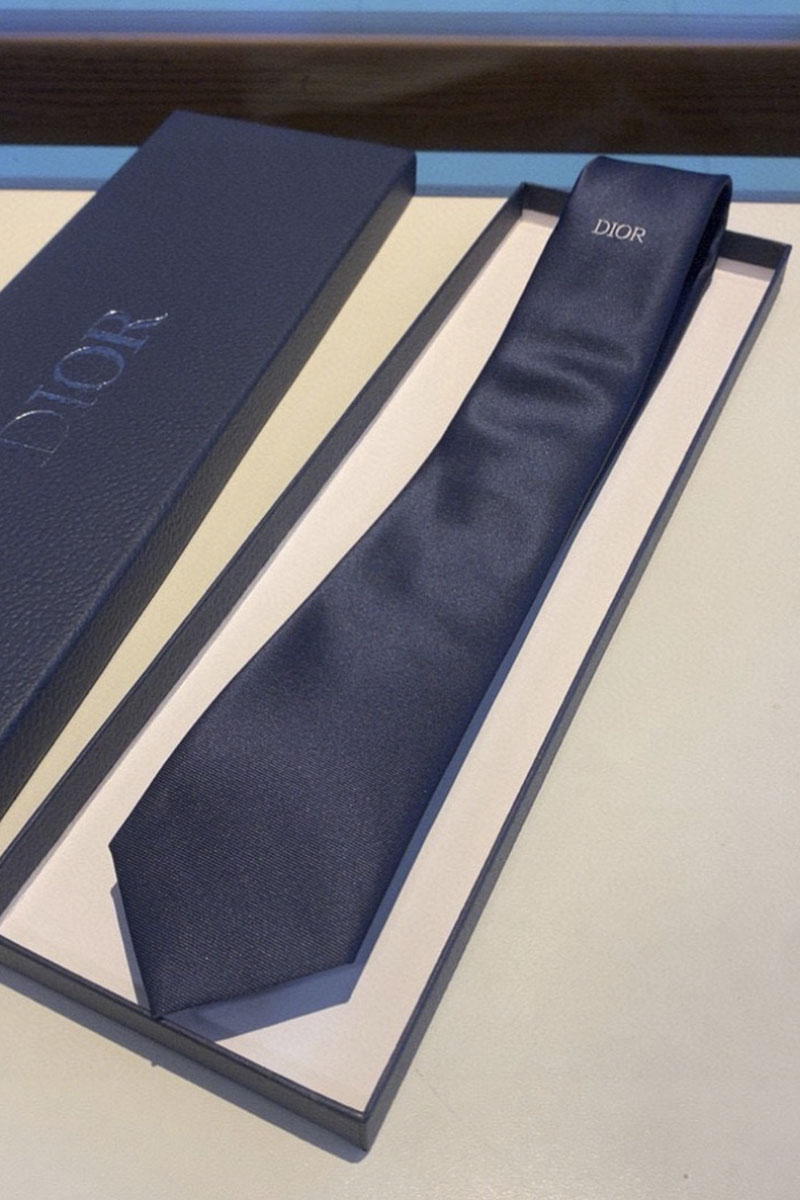 Dior Галстук logo-embroidered premium - Navy