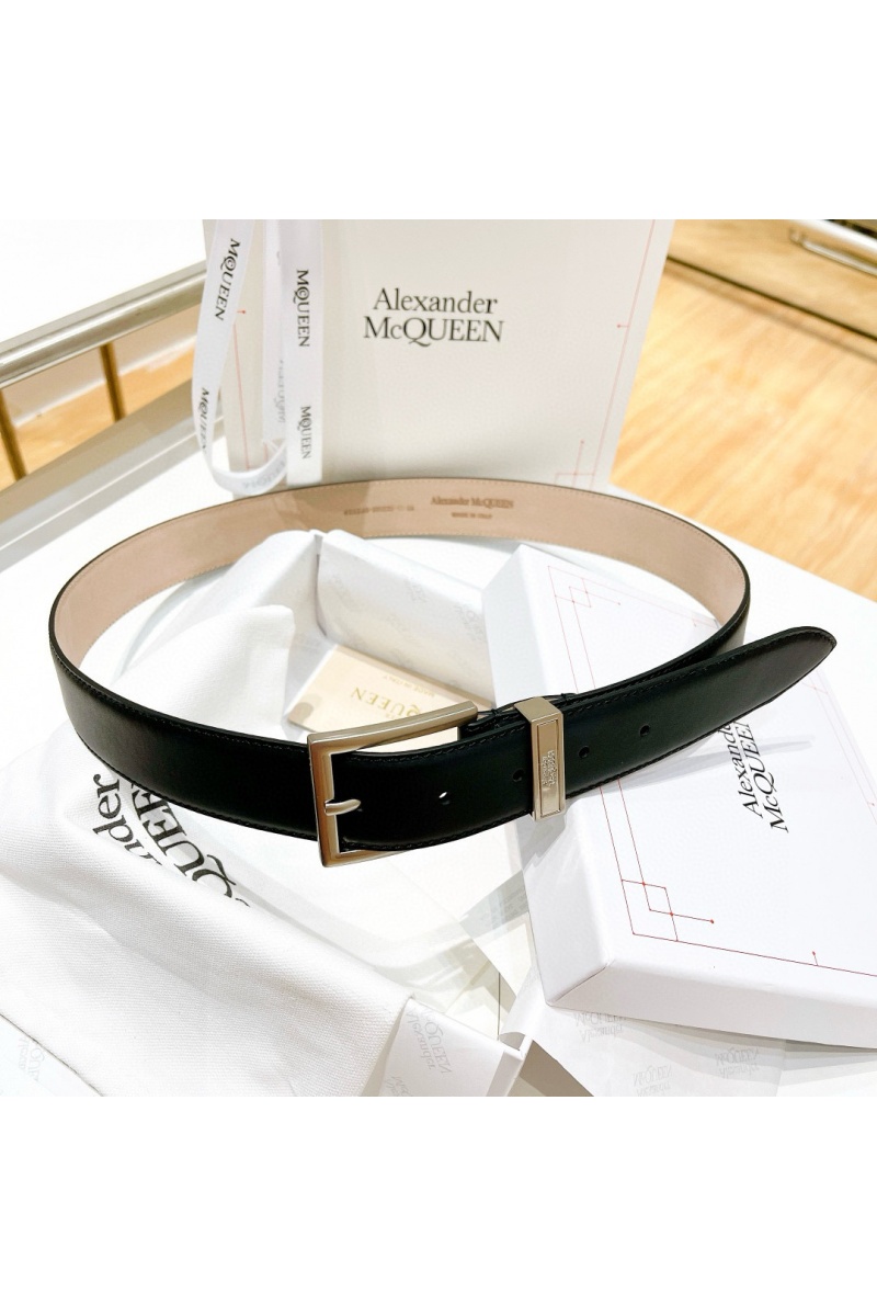 Alexander McQueen Кожаный ремень Premium (ширина 3.5 см)