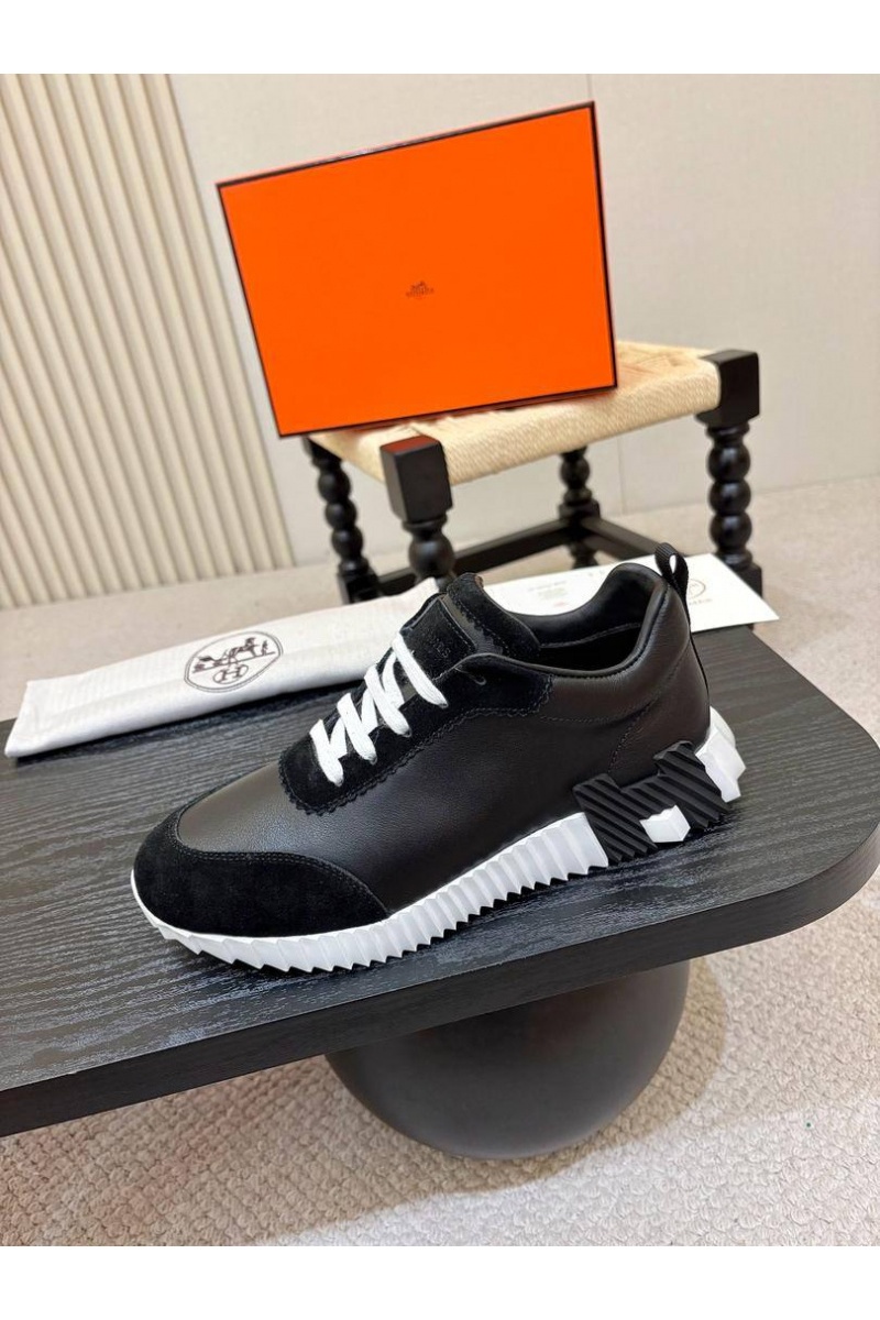 Hermes Мужские кроссовки Bouncing - Black / White
