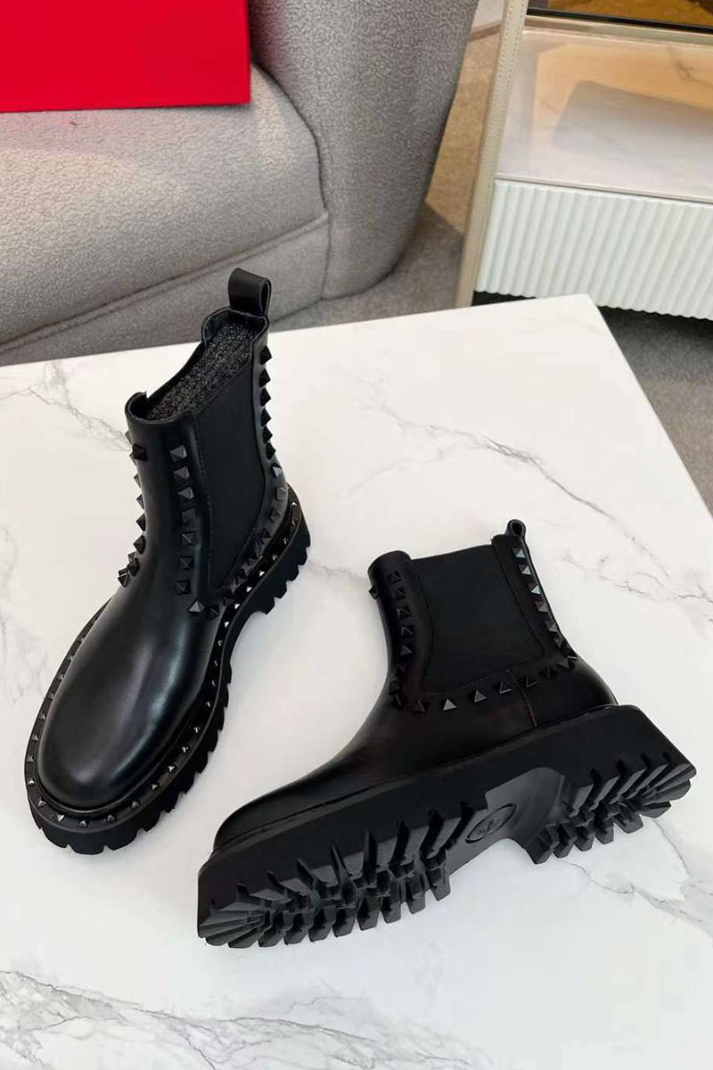 Valentino Женские кожаные ботинки 