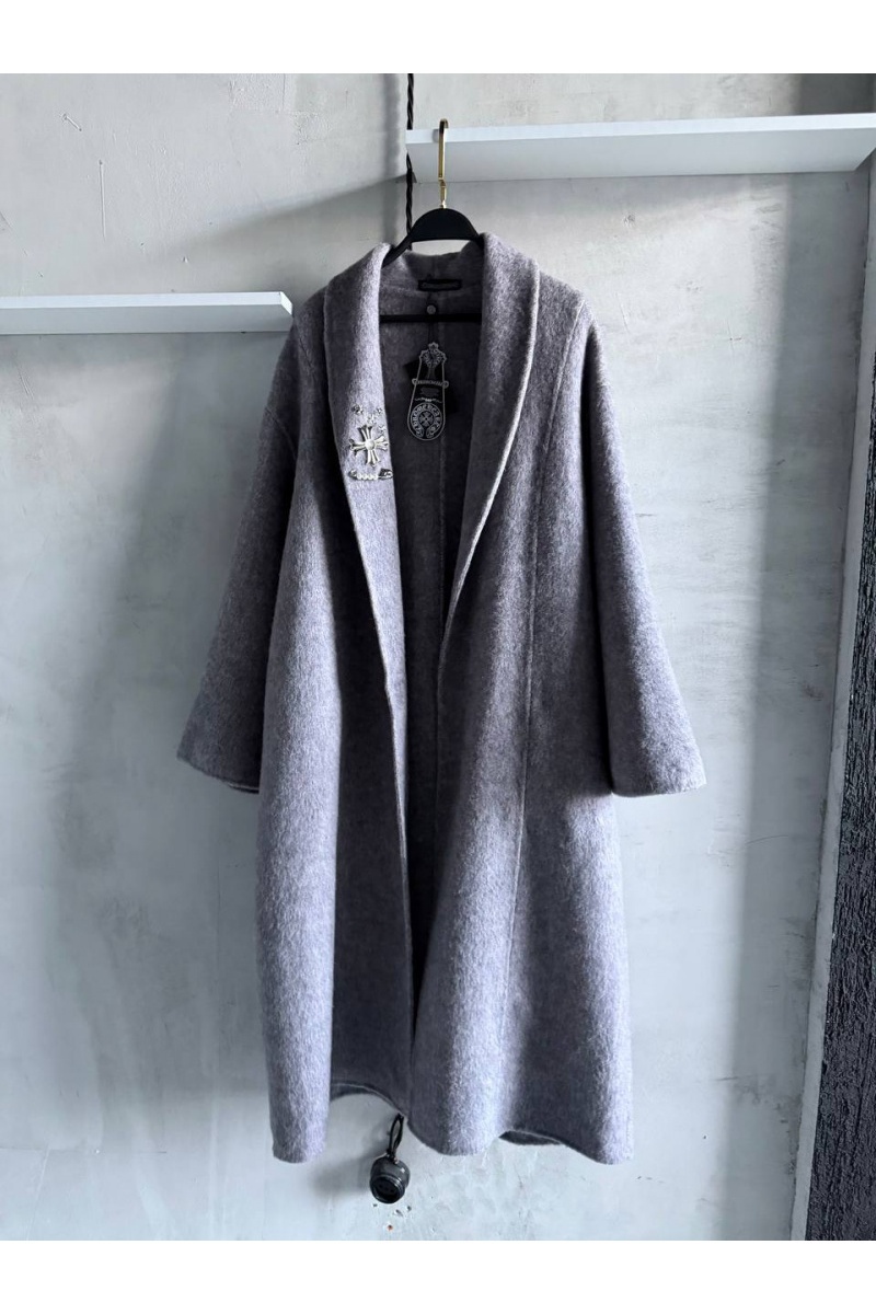 Chrome Hearts Женское шерстяное пальто premium