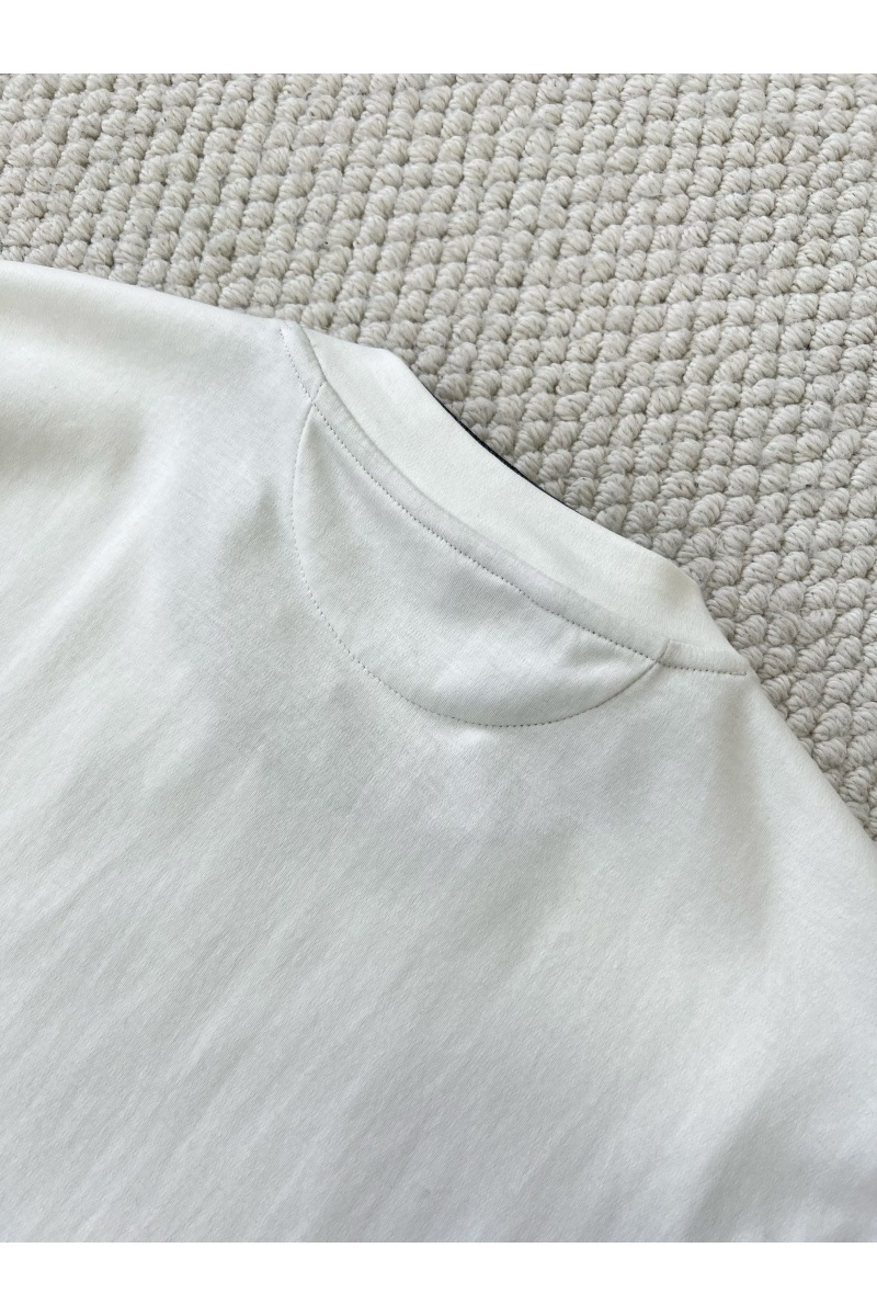 Designer Мужской белый лонгслив Premium