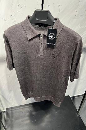 Мужское поло Eagle zip-neck - Brown 