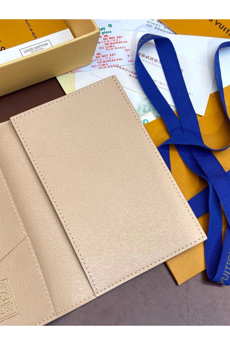 Lоuis Vuittоn Кожаная обложка для паспорта Premium 10x14x2.5 см