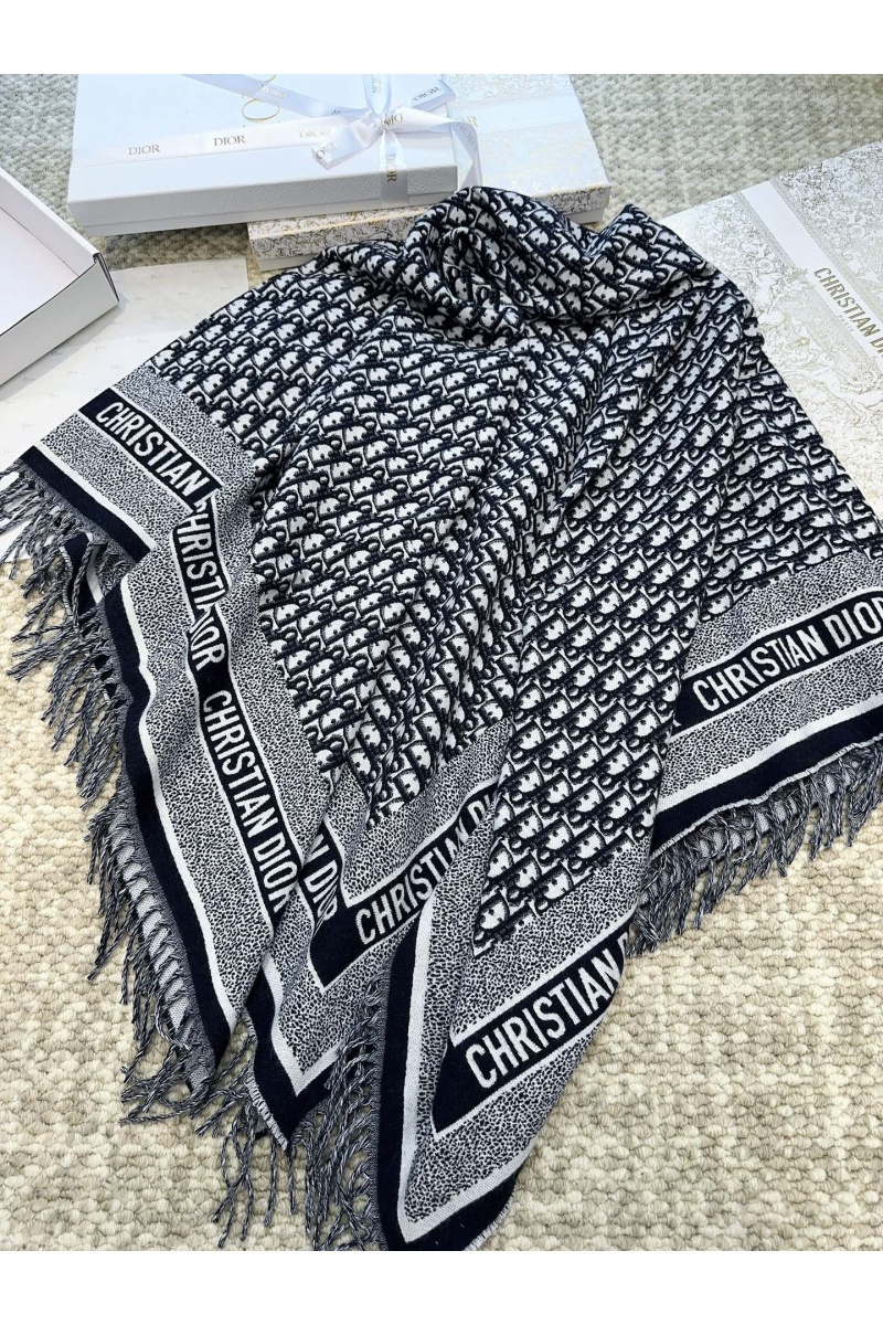 Dior Шарф Oblique Monogram premium 140x140 см