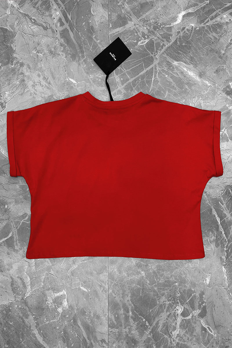 Balmain Женская футболка Paris - Red