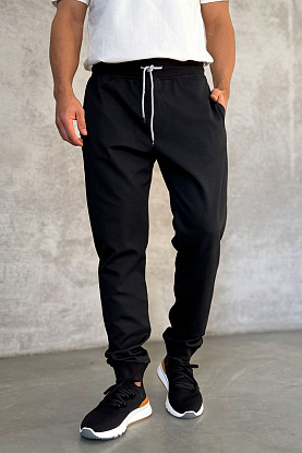 Спортивные штаны logo-embroidered - Black