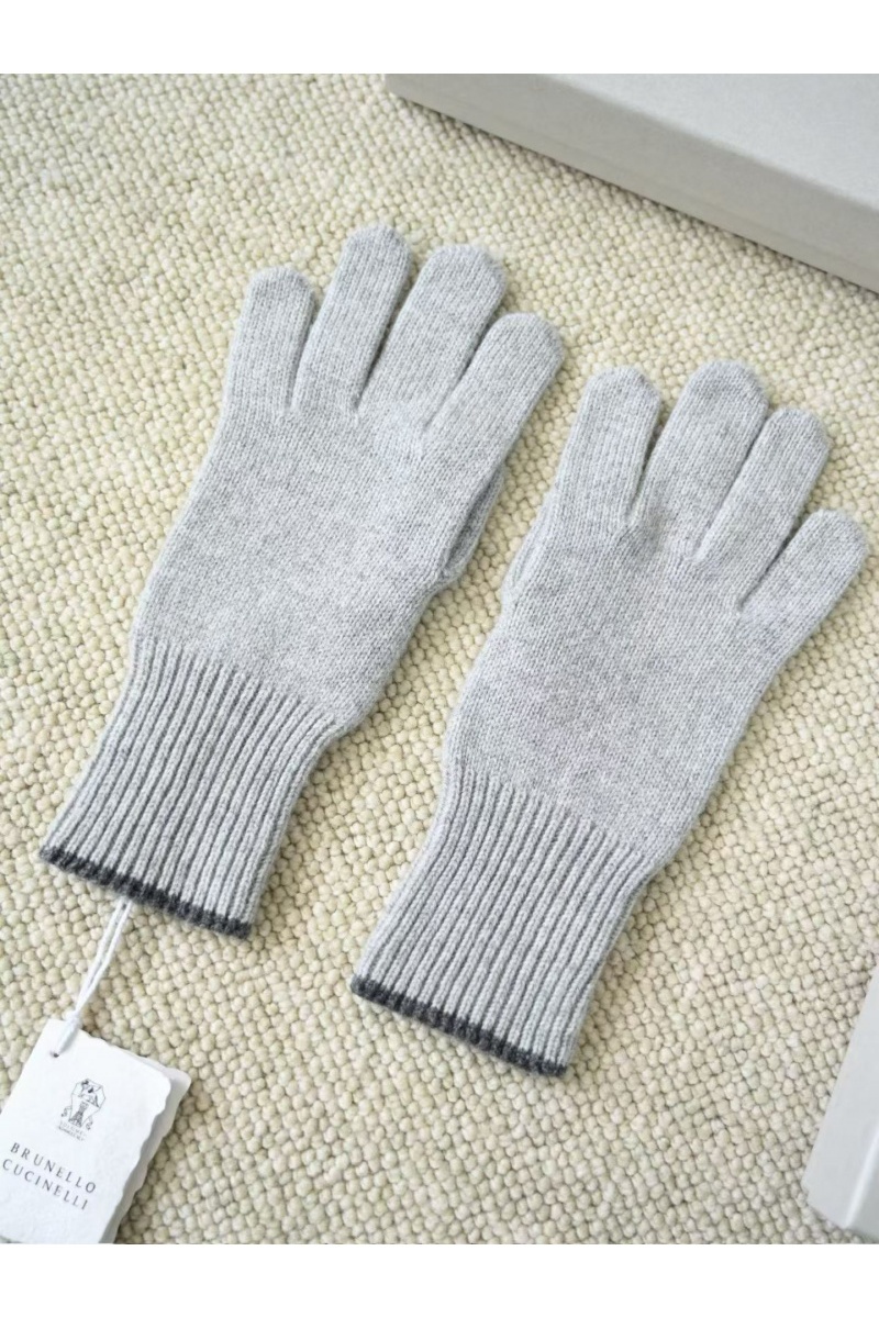 Designer Кашемировые перчатки premium - Light Grey