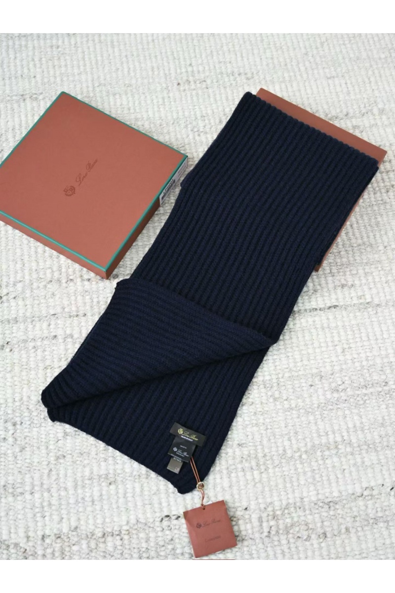 Loro Piana Кашемировый шарф premium - Dark Blue