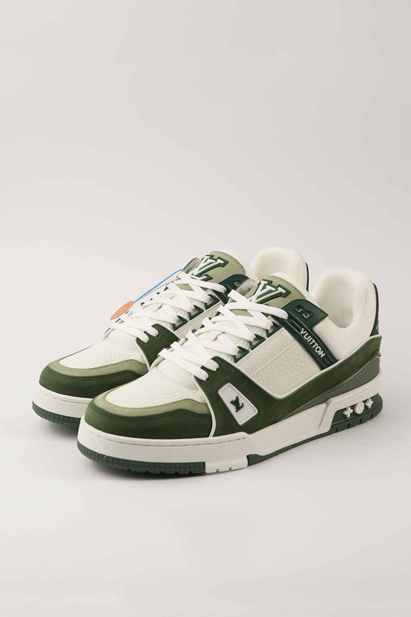 Lоuis Vuittоn Кожаные кроссовки Trainer - White / Green
