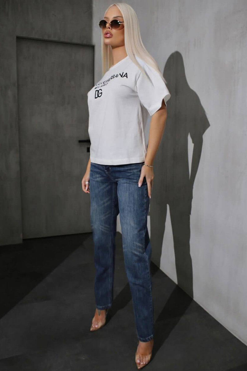 Yves Saint Laurent Женские джинсы синего цвета