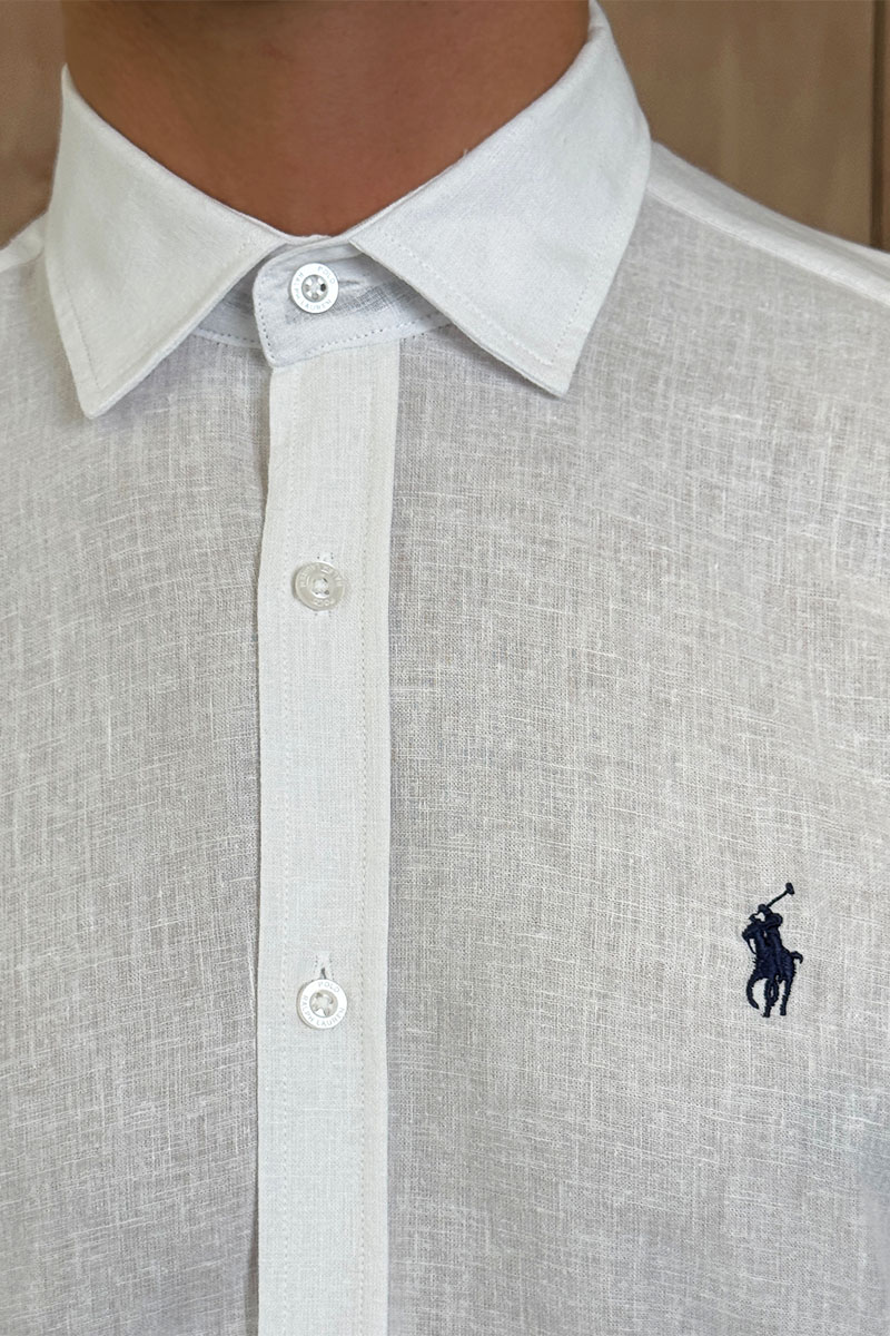 Polo Ralph Lauren Мужская рубашка белого цвета