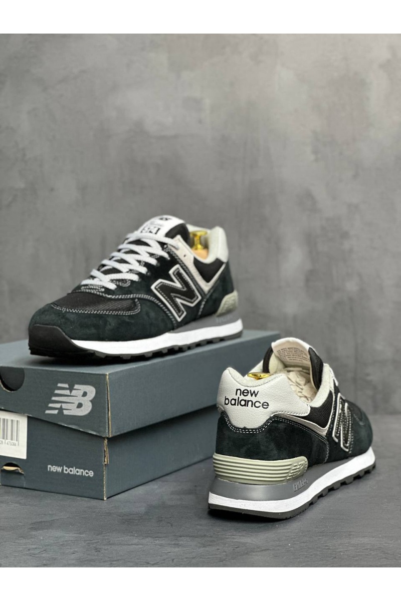 New Balance Кроссовки 574 "Triple Contrast Black"