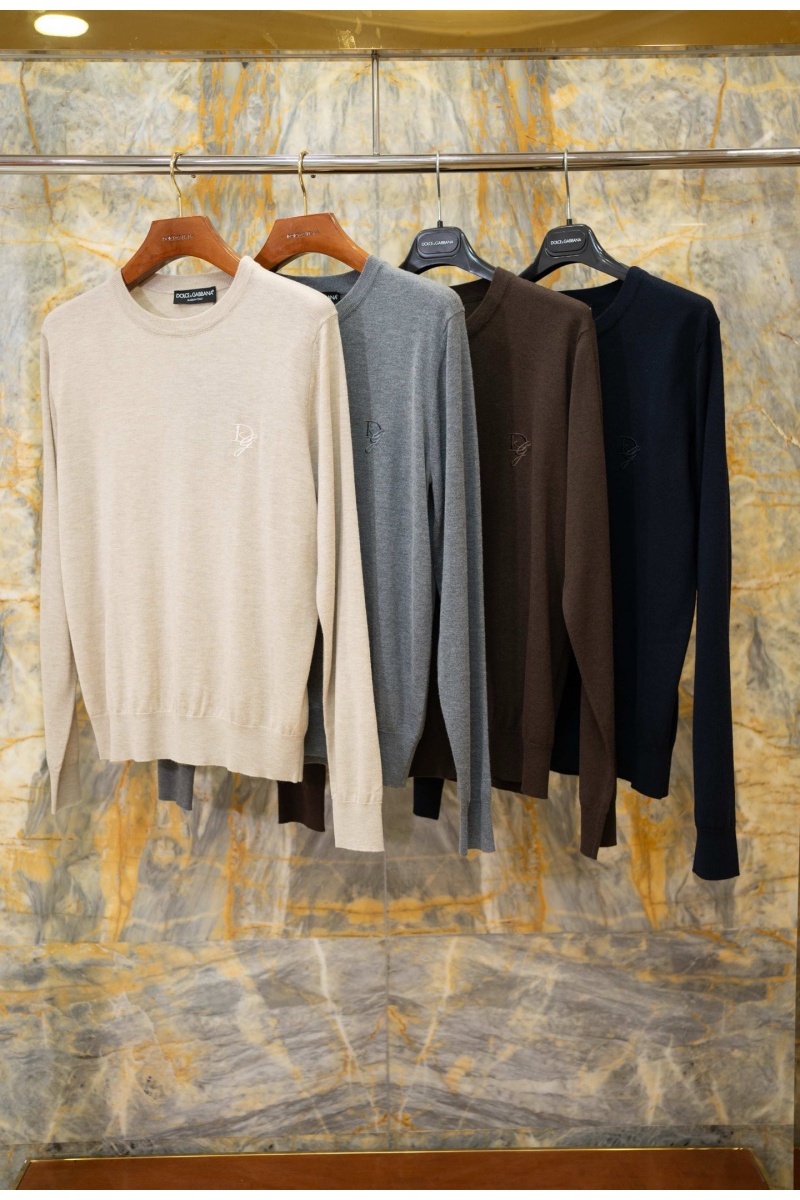 Dоlсе & Gаbbаnа Мужской серый джемпер premium