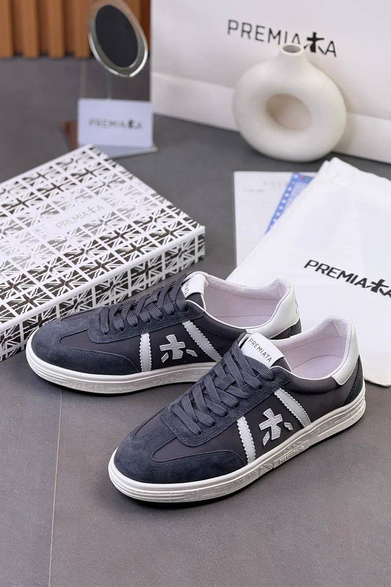 Premiata Комбинированные кроссовки Bonnie - Grey
