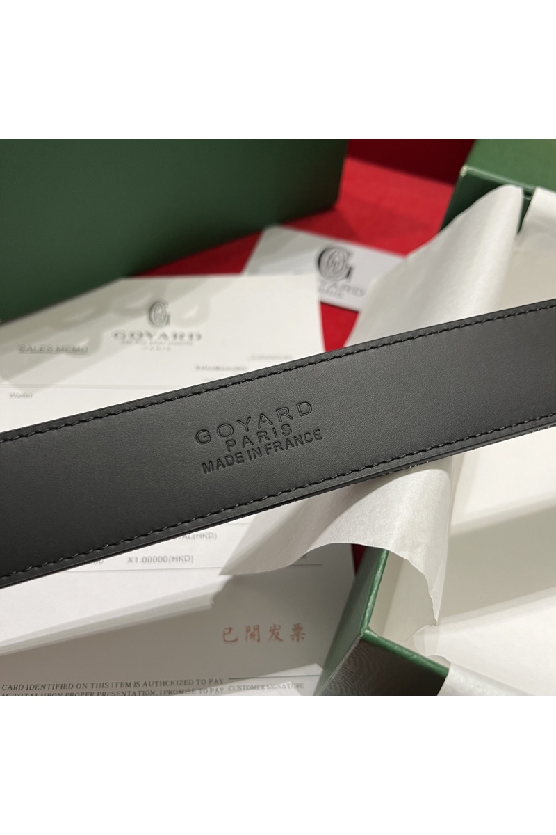 Designer Clothing Кожаный ремень Goyard Florida Goyardine premium 