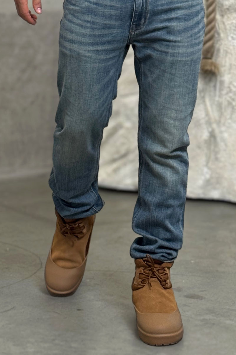 UGG Ботинки с мехом Classic Mini Lace-Up - Chestnut