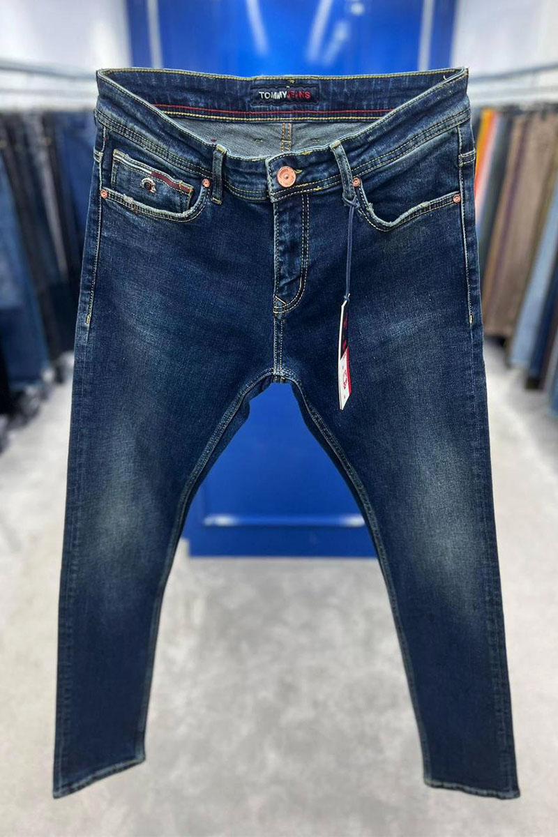 Tommy Hilfiger Мужские джинсы тёмно-синего цвета