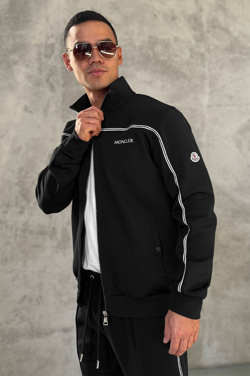 Moncler Мужской спортивный костюм striped - Black