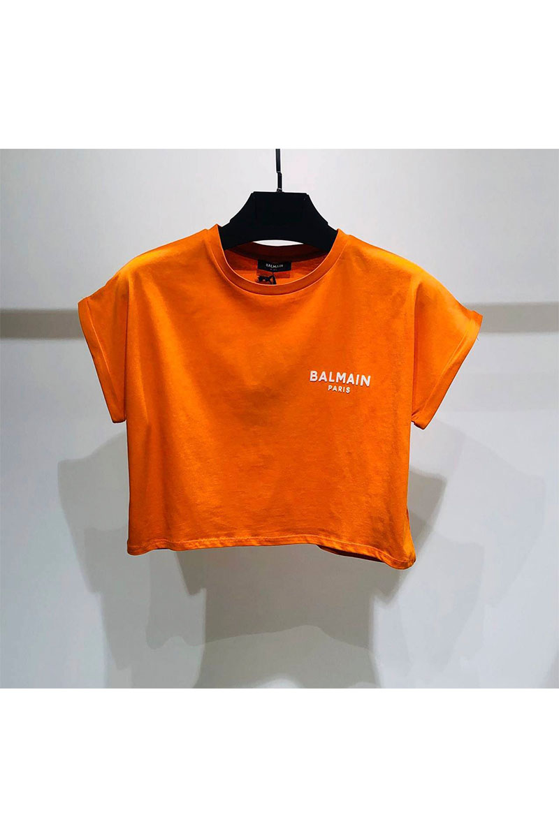 Balmain Женская футболка Paris - Orange
