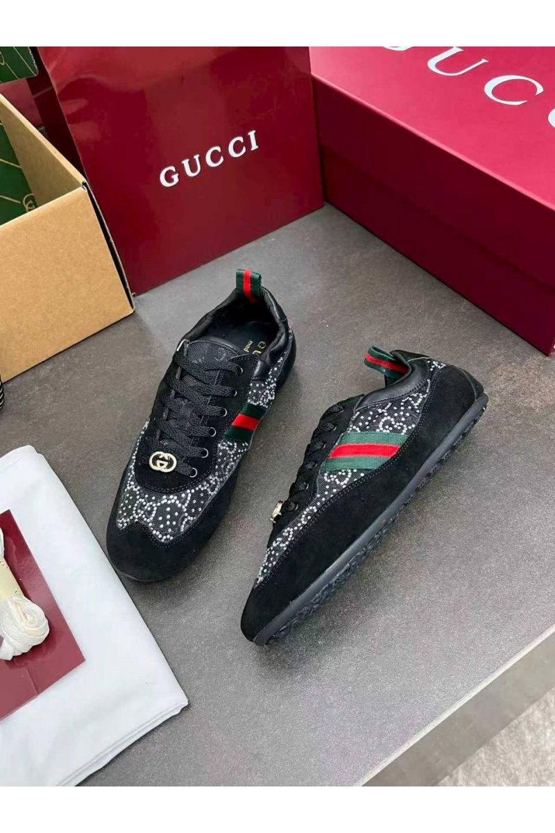 Gucci Женские кроссовки GG Shift premium