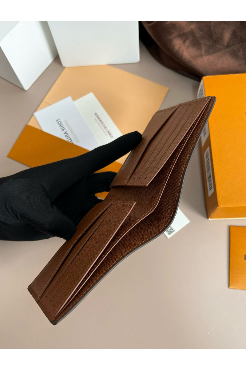 Lоuis Vuittоn Кожаный кошелёк Slender Premium 11x8.5x1 см