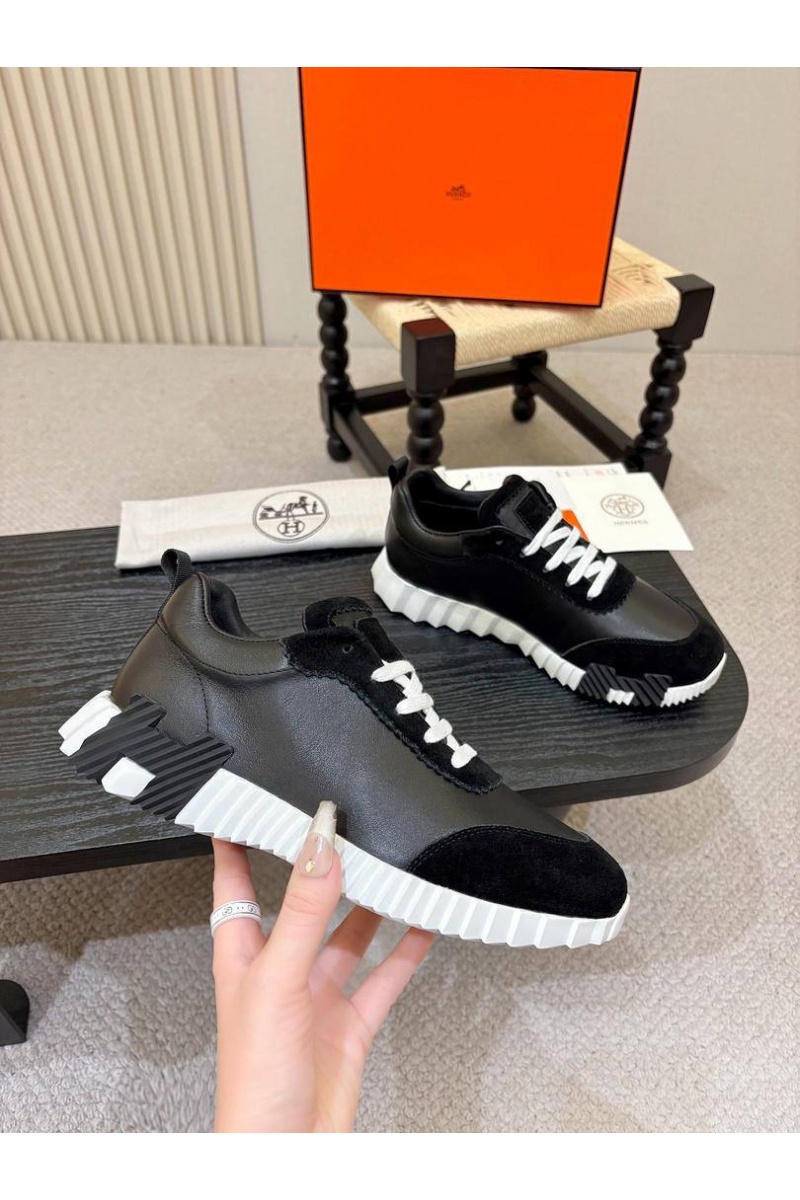 Hermes Мужские кроссовки Bouncing - Black / White