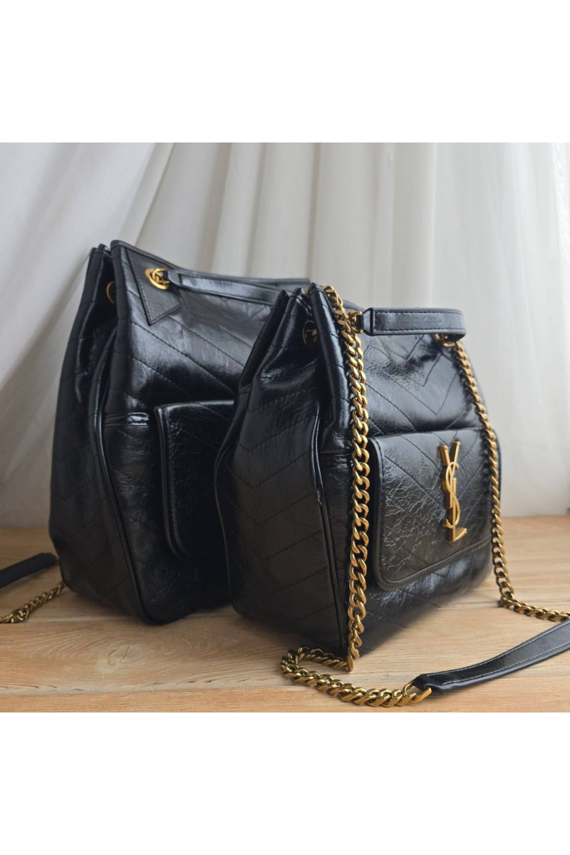 Yves Saint Laurent Кожаная сумка Niki 28x28 см