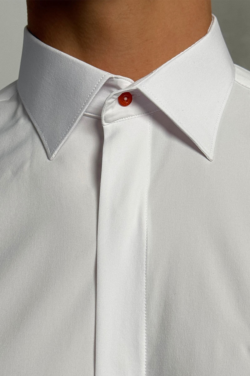 Hermes Мужская рубашка H embroidered - White