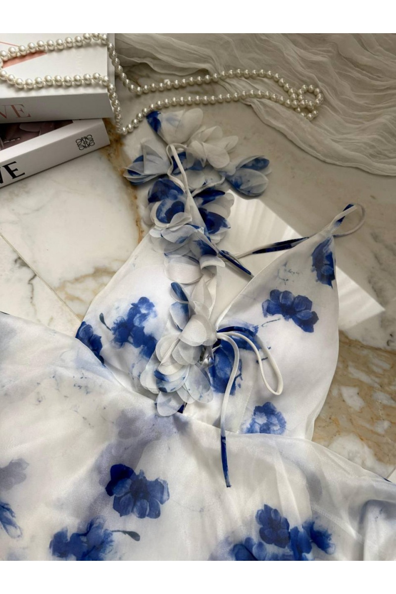 Zimmermann Женское платье Zimmermann голубого цвета