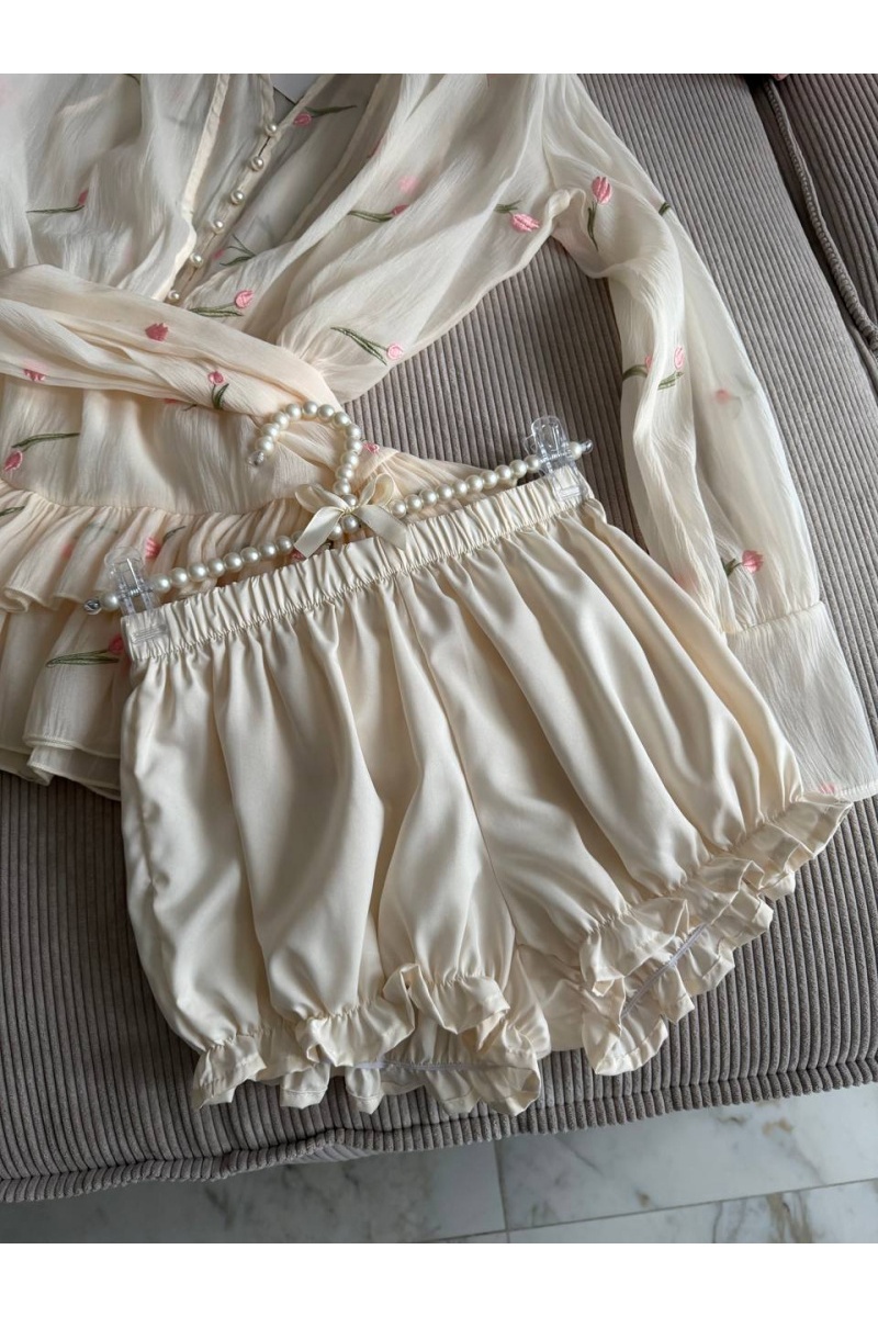 Zimmermann Женское укороченное платье с длинным рукавом premium