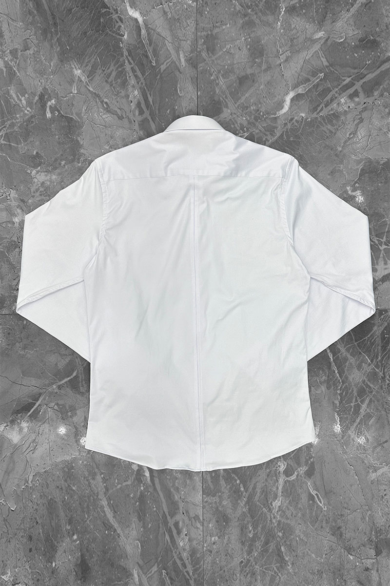 Loro Piana Мужская белая рубашка 