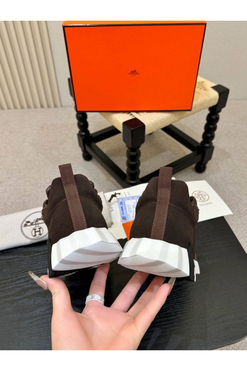 Hermes Мужские кроссовки Bouncing - Brown