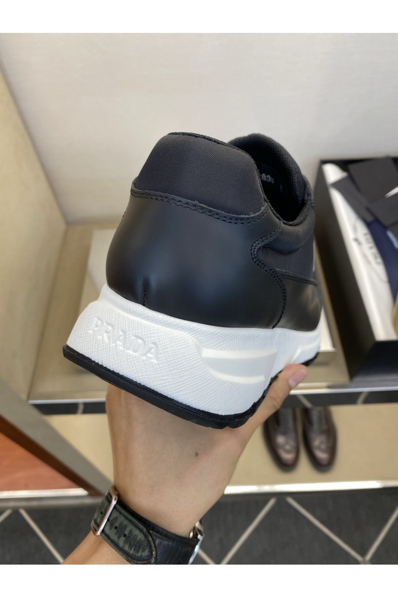 Prada Мужские комбинированные кроссовки 